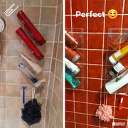 Customer photo of the SBW Shower Rack installed in a bathroom shower