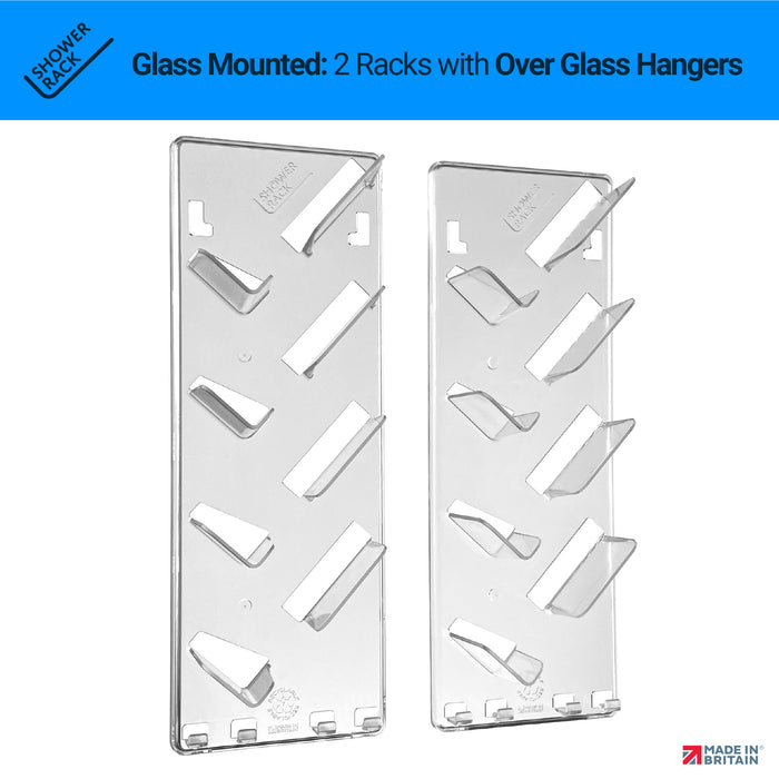 Shower Rack Shower Organiser Tidy Hangs On Cubicle Glass
